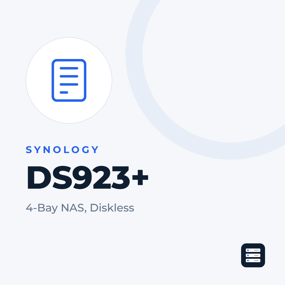 Synology DiskStation DS923+ 4-bay NAS