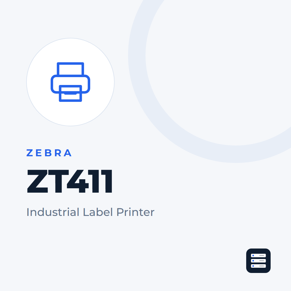Zebra ZT411 industrial label printer