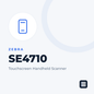 Zebra touchscreen handheld barcode scanner with SE4710 imager